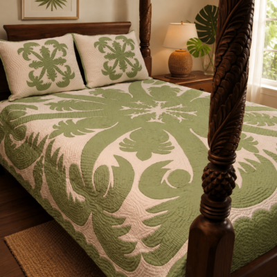 Coconut and Pineapple Quilt Bedding