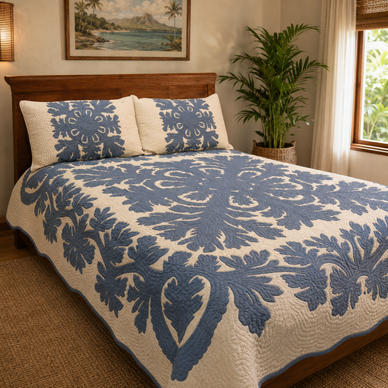 Lei Rosalinda Bed Quilt