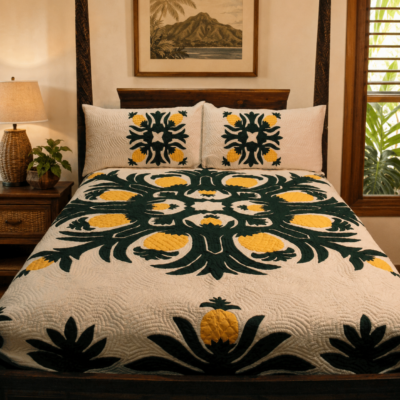 Pineapple Quilt Bedspread