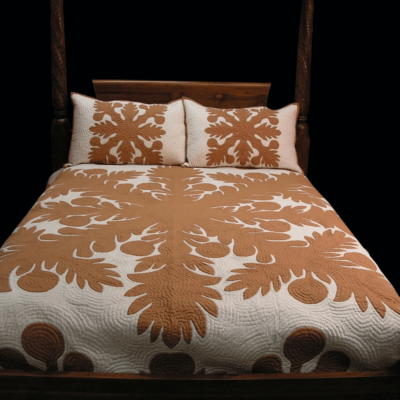 Hawaiian Quilt Bedspread - Ulu 3