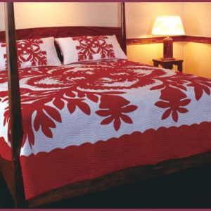 Bird of Paradise Hawaiian Quilt Bedspread