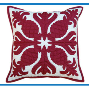 Burgundy Design Pillow Slip