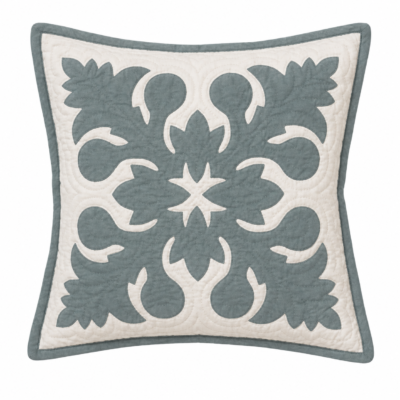 Seafoam Green Pillow Quilt 12"x12"