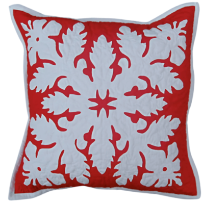 Hibiscus Quilted Pillow Slip