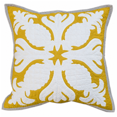 pineapple quilted pillow slip