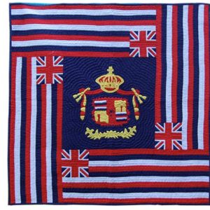 Hawaiian Flag Design Hawaiian Quilt Bedpsread