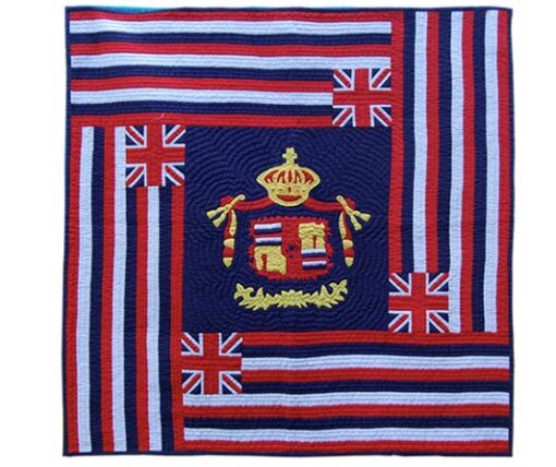 Hawaiian Flag Design Hawaiian Quilt Bedpsread