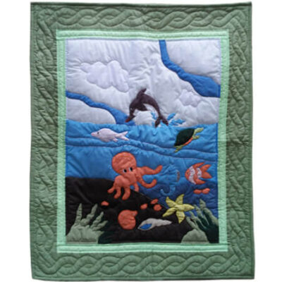 Ocean Friends Design Baby Blanket