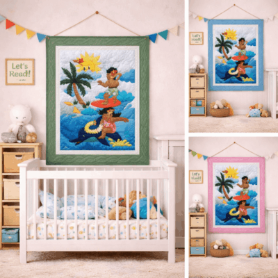 Surfin Keiki Baby Blanket