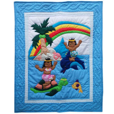 Ocean Playground Baby Blanket