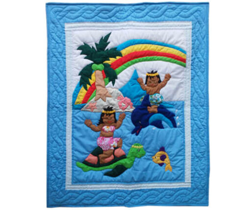 Ocean Playground Baby Blanket