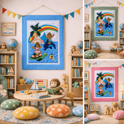 Ocean Playground Baby Blanket