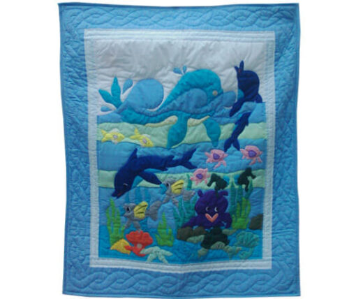 Blu Under Sea Friends Baby Blanket