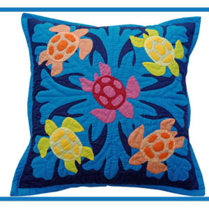 MC Colored Turtles Design Pillow Slip