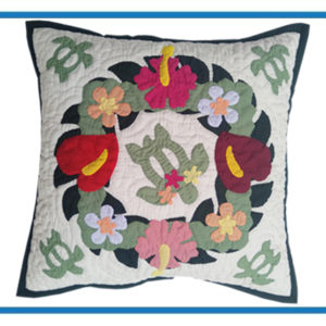 Aloha Wreath Design Pillow Slip