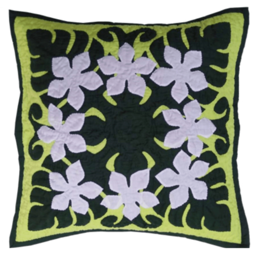 18" Hawaiian Quilted Pillow Slip - MC Tiare Design