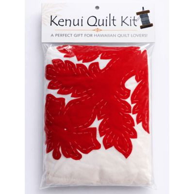 Hibiscus pillow quilt kit 18"