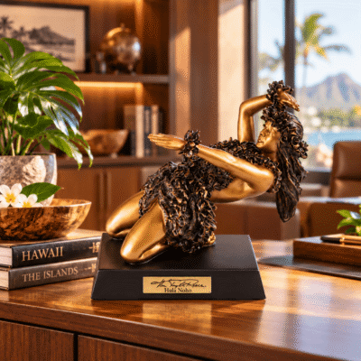 The Seated Hula Statue - Hula Noho design
