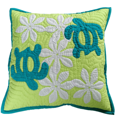 Honu Tiare Quilted Pillow Slip