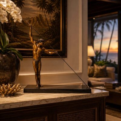 Hawaiian Bronze Sculpture