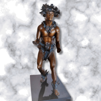 Hula Kane bronze statue