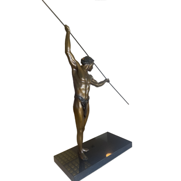 Spearman Bronze Statue