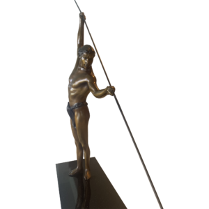 Spearman Bronze Statue