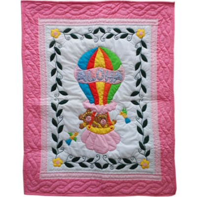 Aloha Balloon Baby Blanket