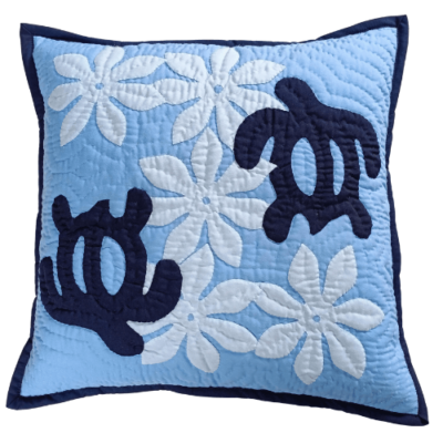 Honu & Tiare Quilted Pillow Slip