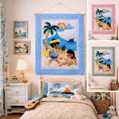 Keiki Picnic quilted baby blankets