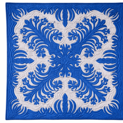 Silversword quilted wall hanging