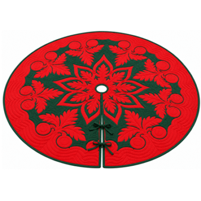 hand quilted tree skirts